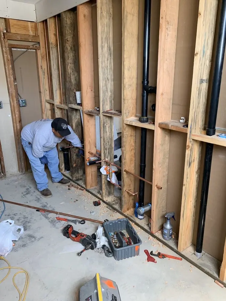 Commercial rough-in plumbing for Gas Line Repair in Argay